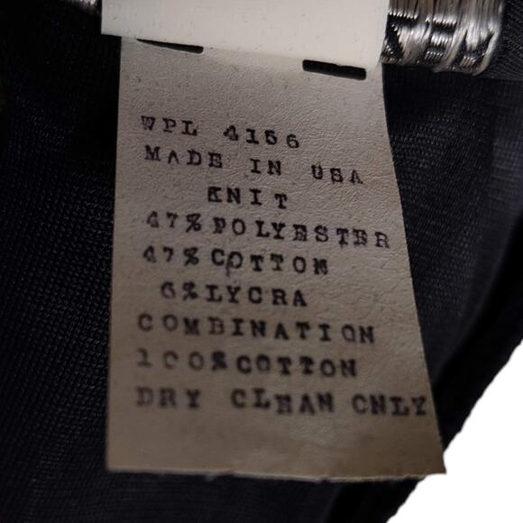 Vintage 80s Huey Waltzer Darcy Party Dress Size S Striped Drop Waist Full Skirt - Picture 15 of 15